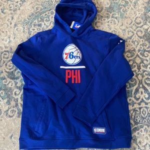 New Under Armour Philadelphia 76ers NBA Pullover Hoodie